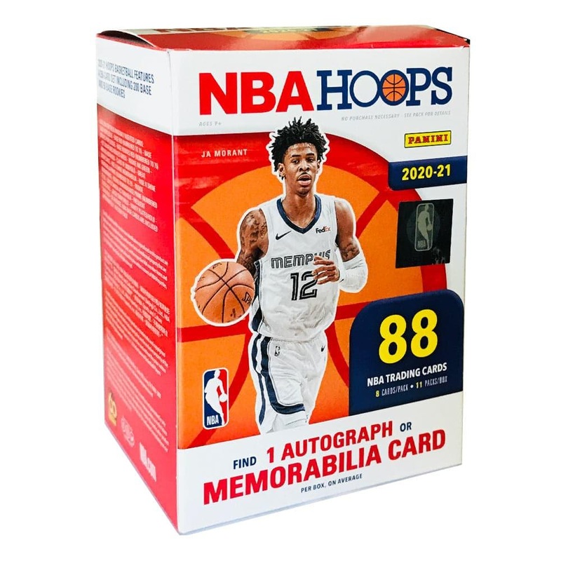 2020-21 NBA Panini Hoops Blaster Box – 88 Trading Cards