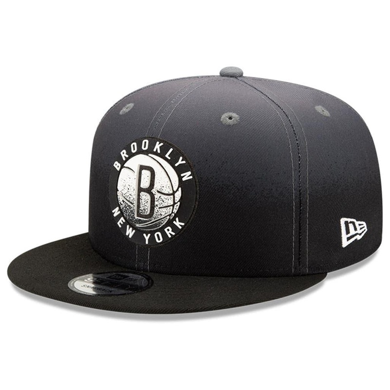 Brooklyn Nets New Era NBA 2021 Back Half 9FIFTY Snapback Hat – Black