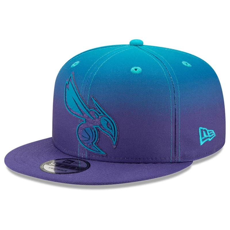 Charlotte Hornets New Era NBA 2021 Back Half 9FIFTY Snapback Hat – Teal
