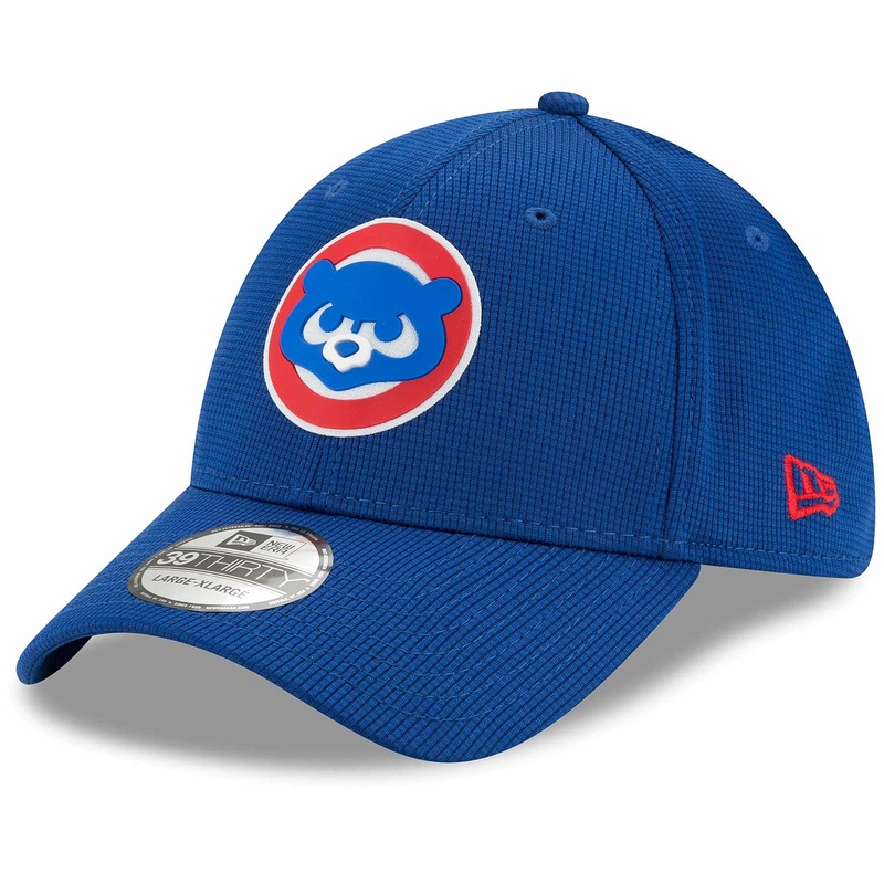 Chicago Cubs New Era MLB Clubhouse 39THIRTY Flex Fit Curve Hat – Blue