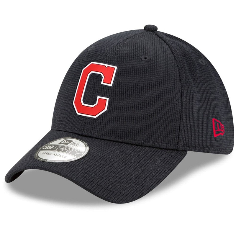 Cleveland Indians New Era MLB Clubhouse 39THIRTY Flex Fit Curve Hat – Navy