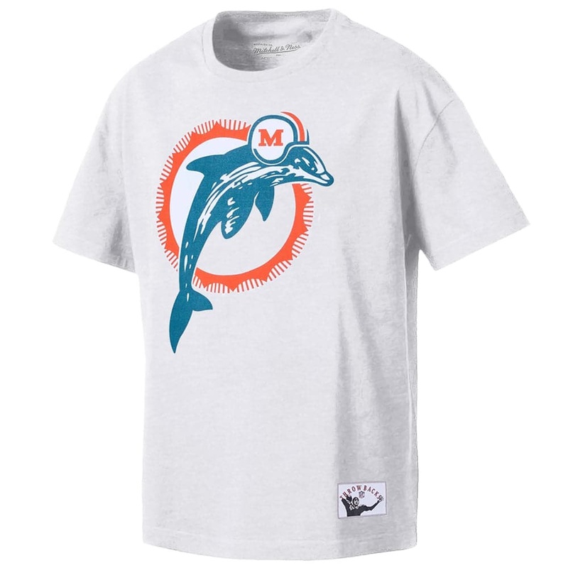 Dan Marino Miami Dolphins Mitchell & Ness NFL Oversized Player Vintage T-Shirt – White