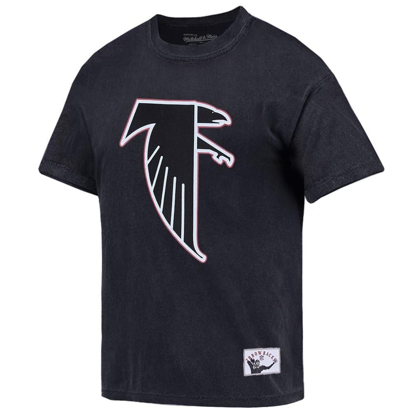 Deion Sanders Atlanta Falcons Mitchell & Ness NFL Player Vintage Oversized T-Shirt – Black