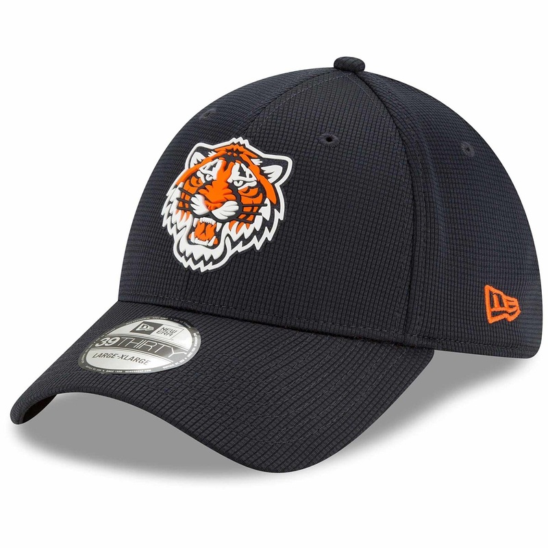 Detroit Tigers New Era MLB Clubhouse 39THIRTY Flex Fit Curve Hat – Navy