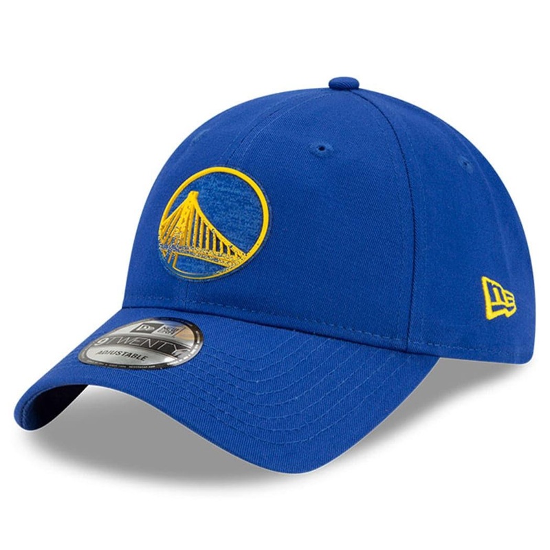 Golden State Warriors New Era NBA 2021 Back Half 9TWENTY Curved Hat – Blue
