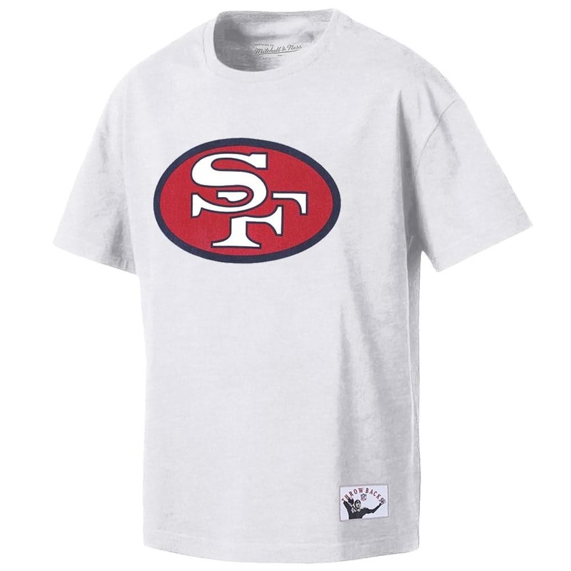 Joe Montana San Francisco 49ers Mitchell & Ness NFL Player Oversized Vintage T-Shirt – White