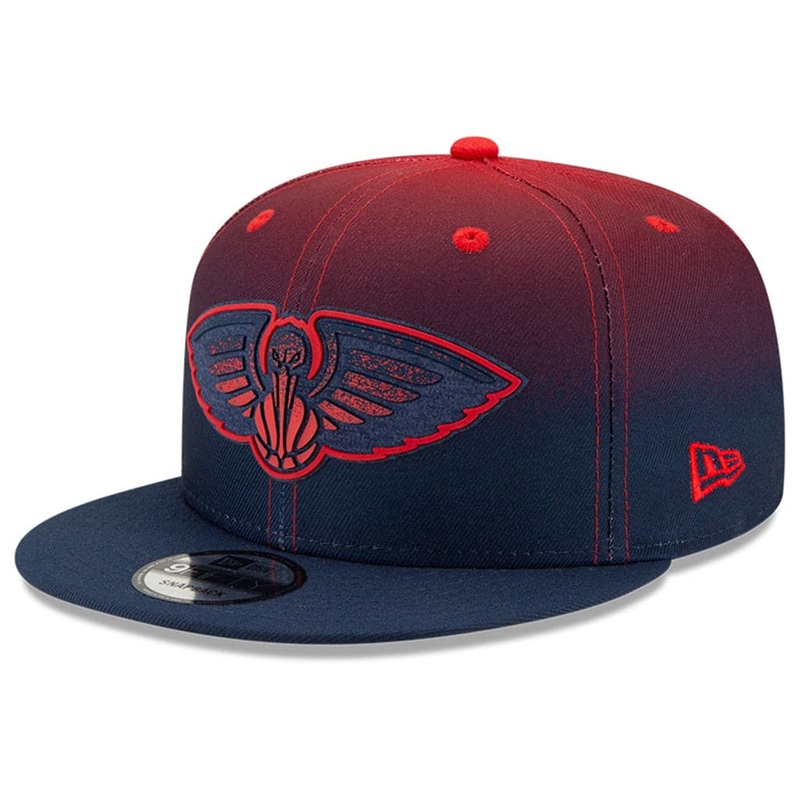 New Orleans Pelicans New Era NBA 2021 Back Half 9FIFTY Snapback Hat – Red