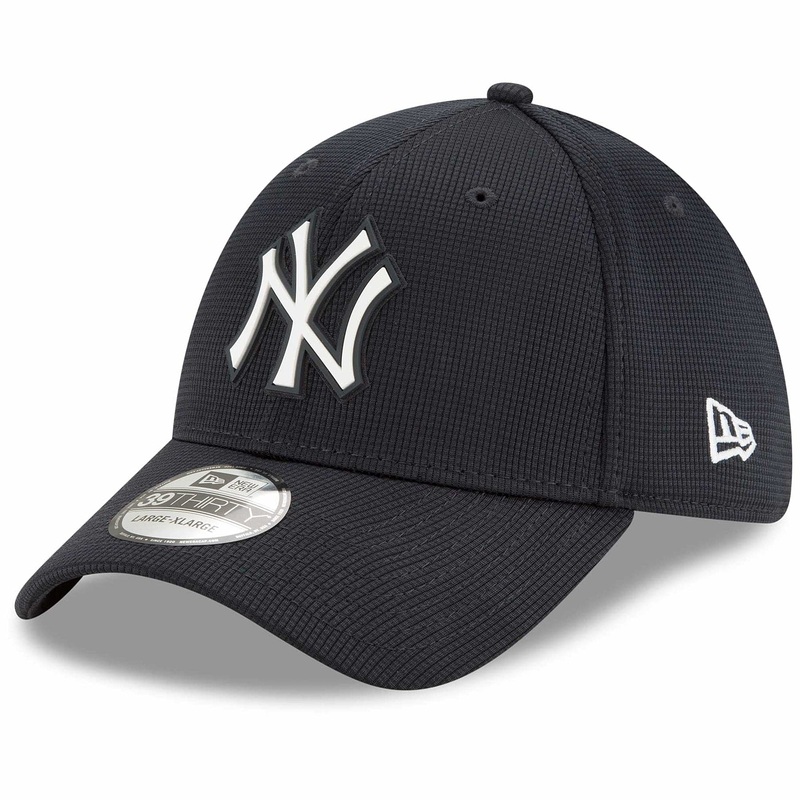 New York Yankees New Era MLB Clubhouse 39THIRTY Flex Fit Curve Hat – Navy