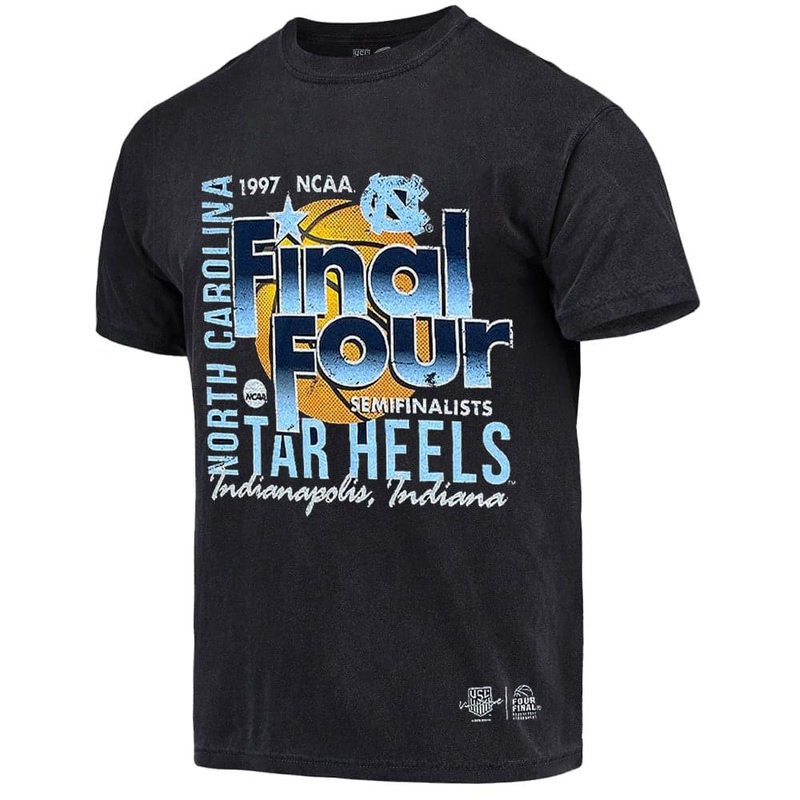 North Carolina Tar Heels NCAA Final Four Vintage T-Shirt – Faded Black
