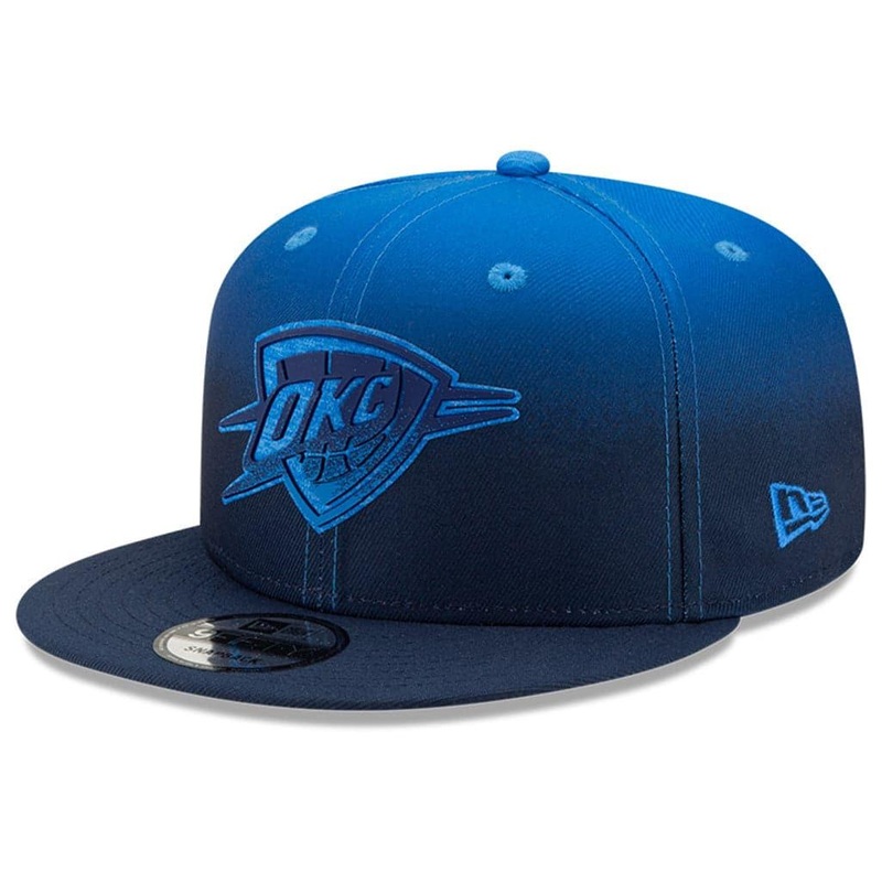 Oklahoma City Thunder New Era NBA 2021 Back Half 9FIFTY Snapback Hat – Blue