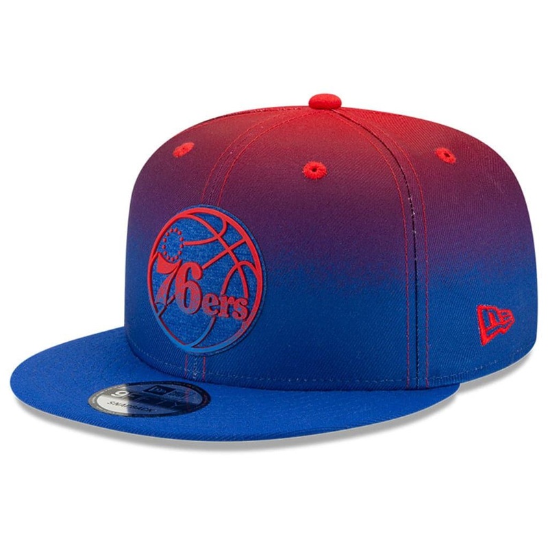 Philadelphia 76ers New Era NBA 2021 Back Half 9FIFTY Snapback Hat – Red