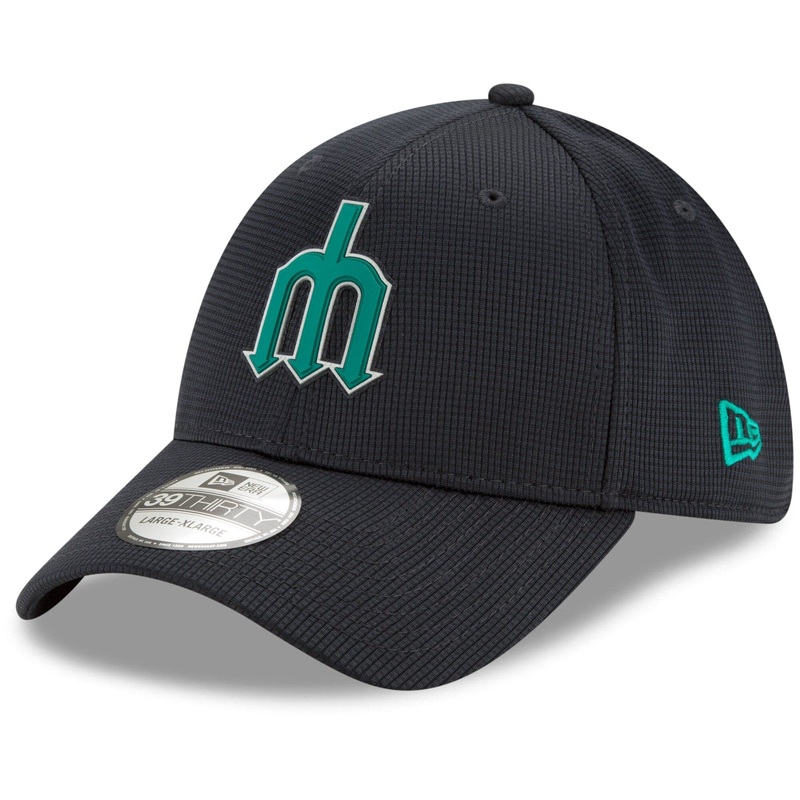 Seattle Mariners New Era MLB Clubhouse 39THIRTY Flex Fit Curve Hat – Navy