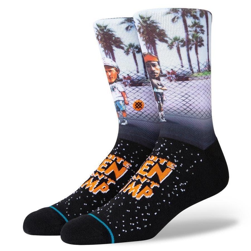 White Men Can’t Jump Movie Stance Sid & BIll Crew Socks – Black