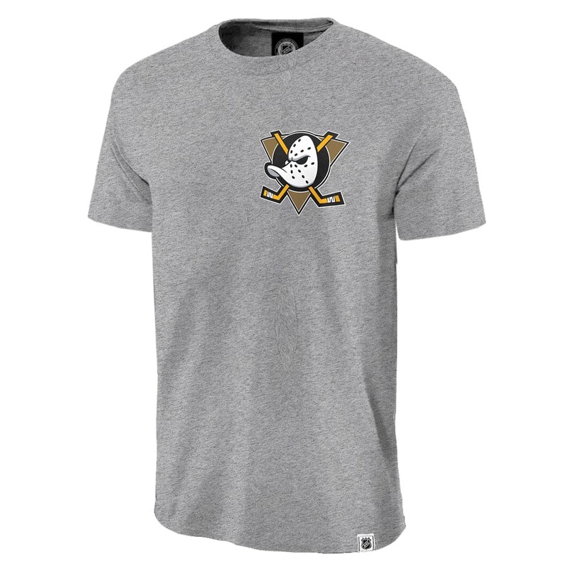 Anaheim Mighty Ducks NHL Pattison T-Shirt – Grey Marle