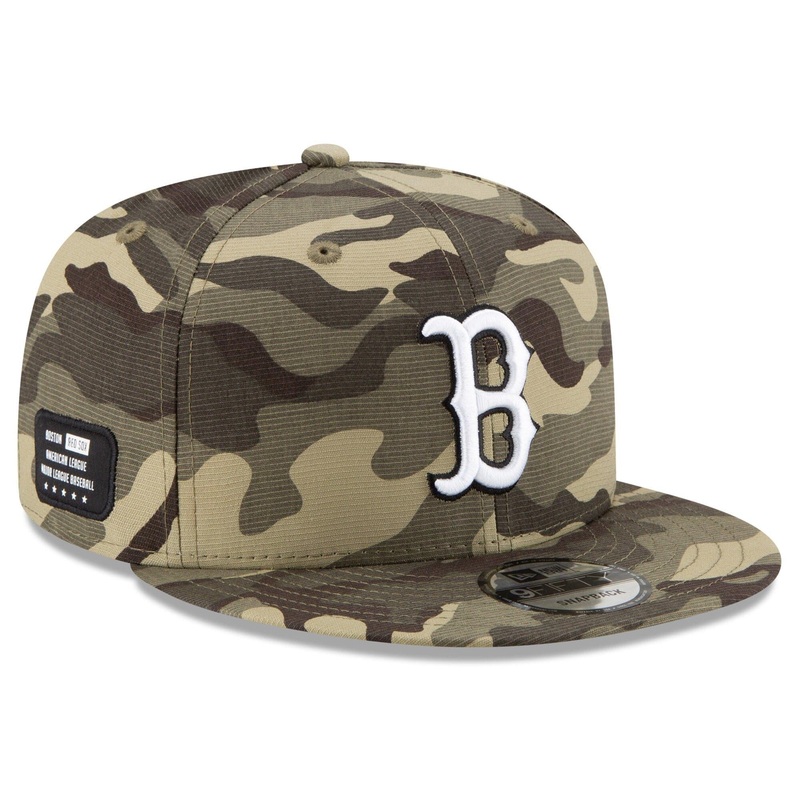 Boston Red Sox New Era MLB 2021 Armed Forces 9FIFTY Snapback Hat – Camo