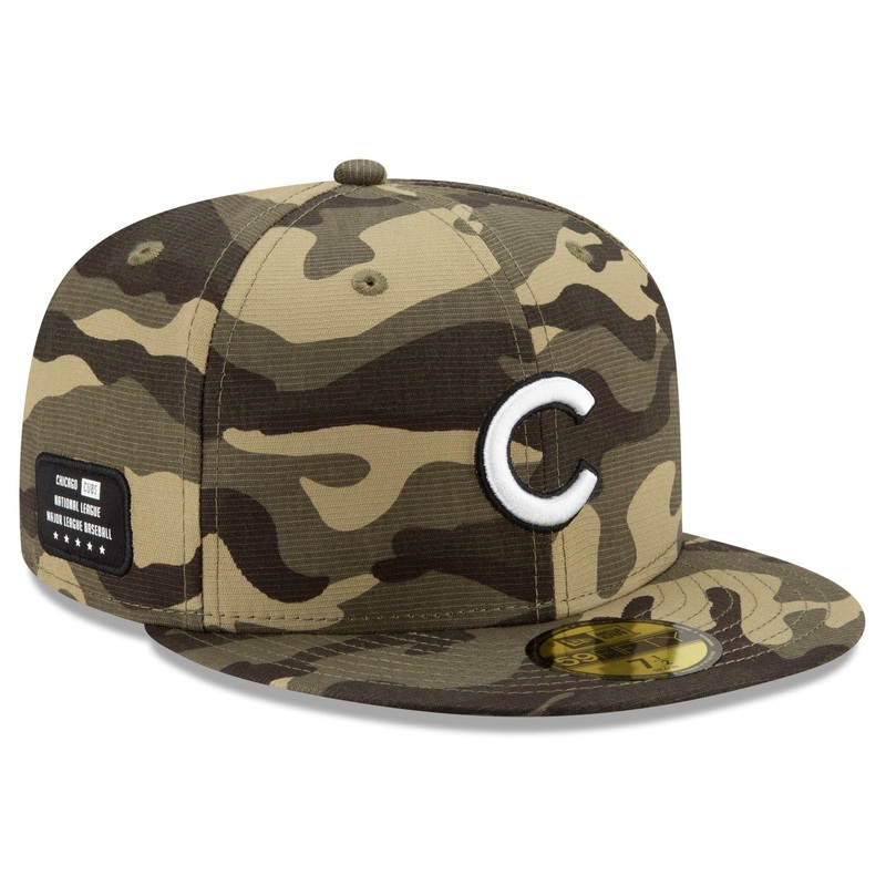 Chicago Cubs New Era MLB 2021 Armed Forces 59FIFTY Fitted Hat – Camo