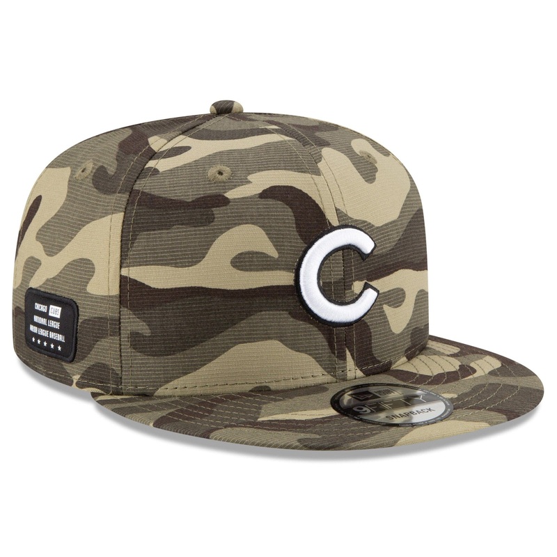 Chicago Cubs New Era MLB 2021 Armed Forces 9FIFTY Snapback Hat – Camo