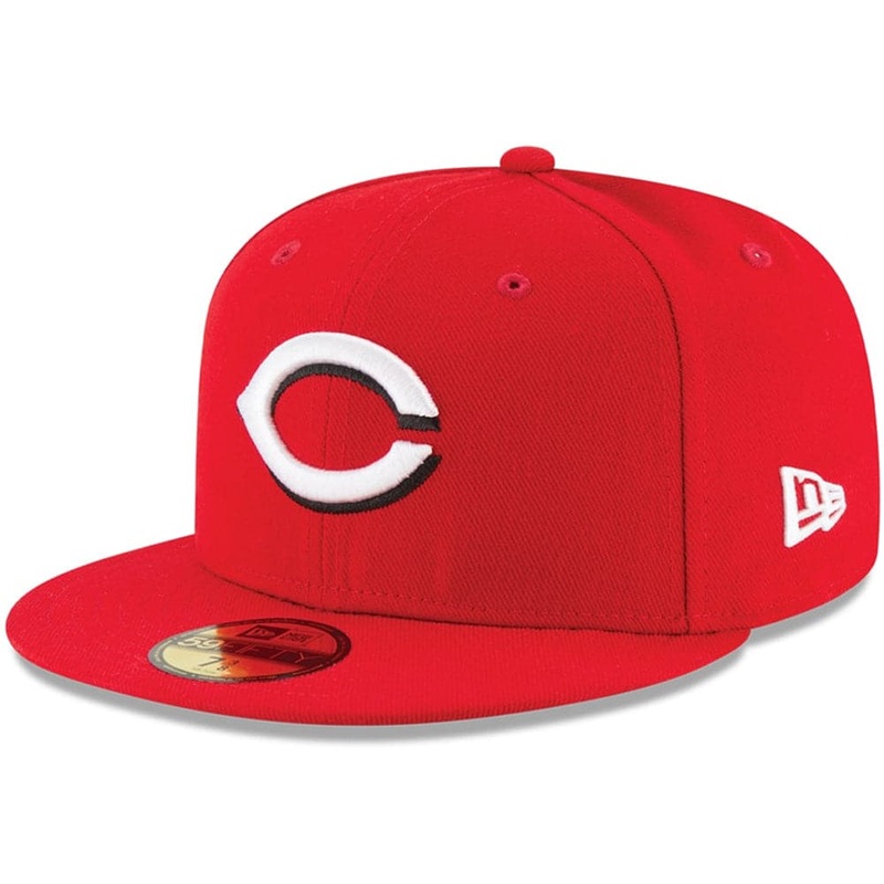 Cincinnati Reds New Era MLB AC On-Field Home 59FIFTY Fitted Hat – Red