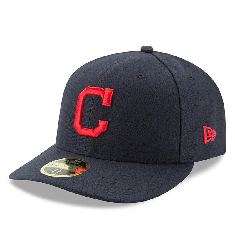 Cleveland Indians New Era MLB AC On-Field Road Low Profile 59FIFTY Fitted Hat – Navy