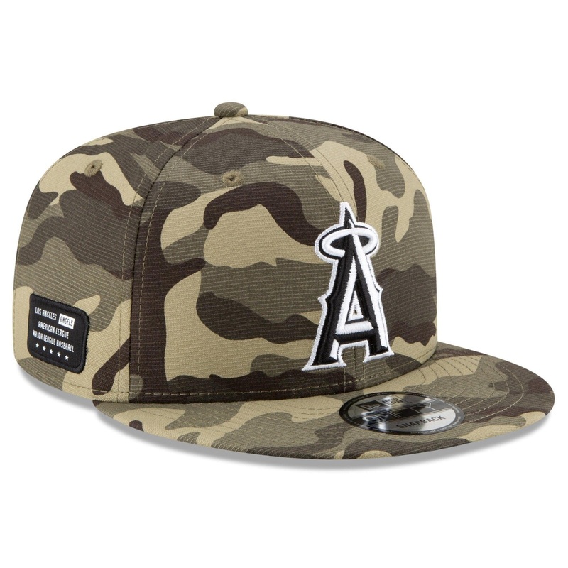 Los Angeles Angels New Era MLB 2021 Armed Forces 9FIFTY Snapback Hat – Camo