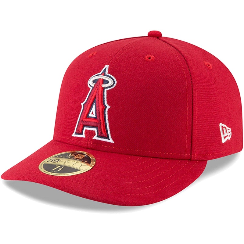 Los Angeles Angels New Era MLB AC On-Field Game Low Profile 59FIFTY Fitted Hat – Red
