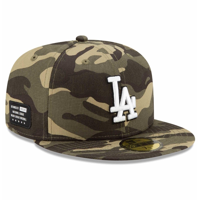 Los Angeles Dodgers New Era MLB 2021 Armed Forces 59FIFTY Fitted Hat – Camo