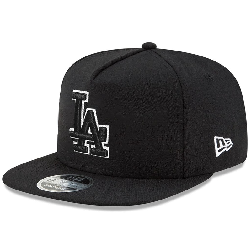 Los Angeles Dodgers New Era MLB Monochrome 9FIFTY A-Frame Snapback Hat – Black
