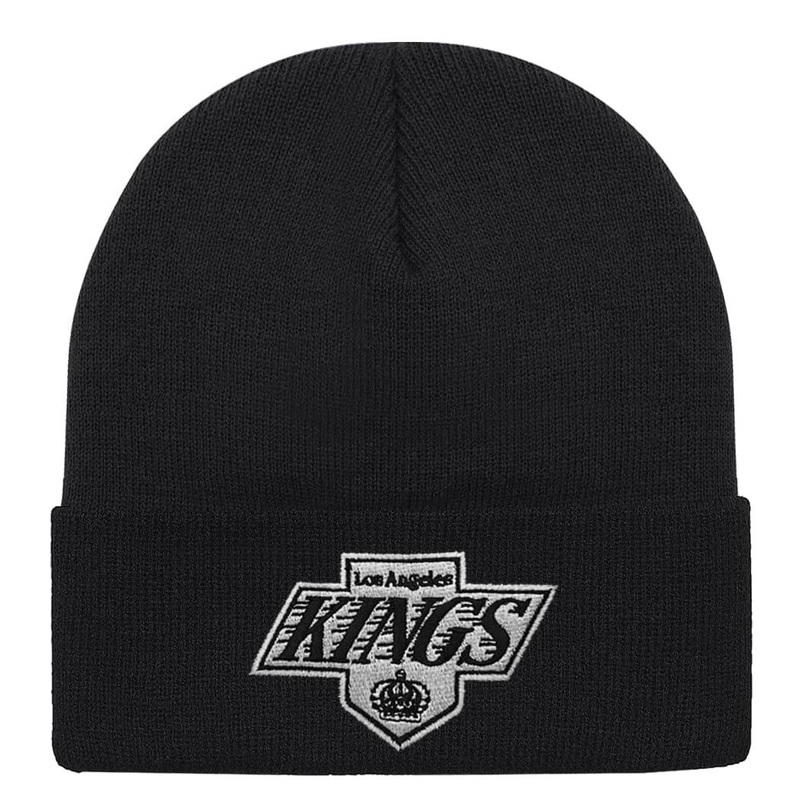 Los Angeles Kings NHL Vintage Logo Cuff Knit Beanie – Black