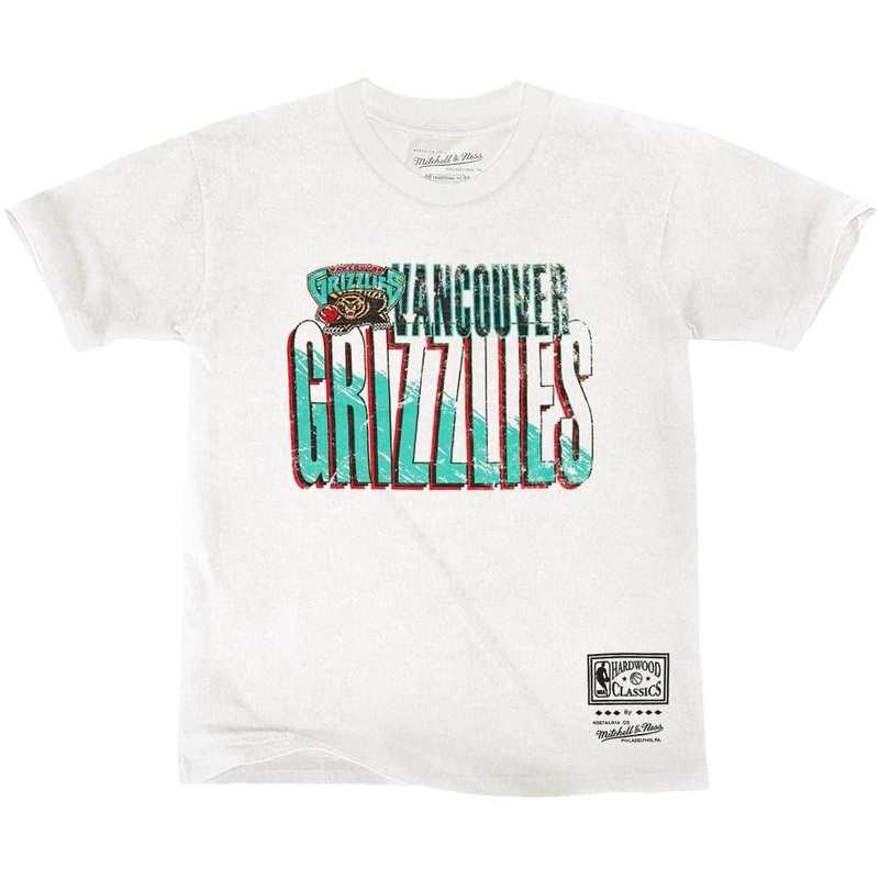 Memphis Grizzlies Mitchell & Ness NBA HWC Scribble Vintage T-Shirt – Vintage White