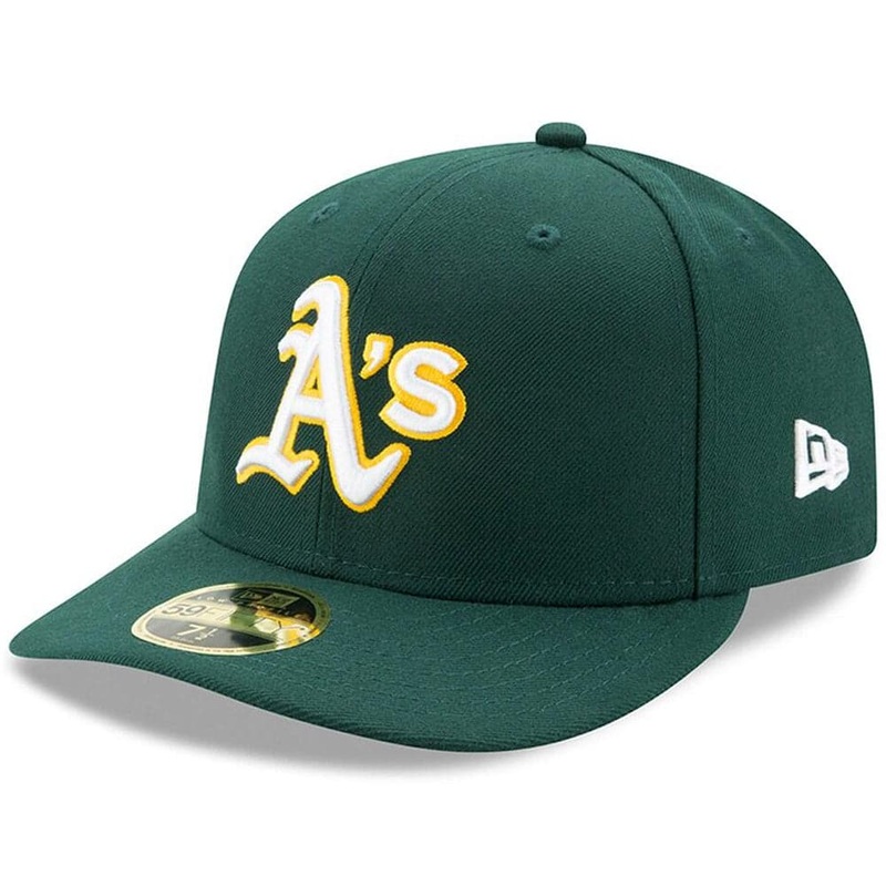 Oakland Athletics New Era MLB AC On-Field Road Low Profile 59FIFTY Fitted Hat – Green
