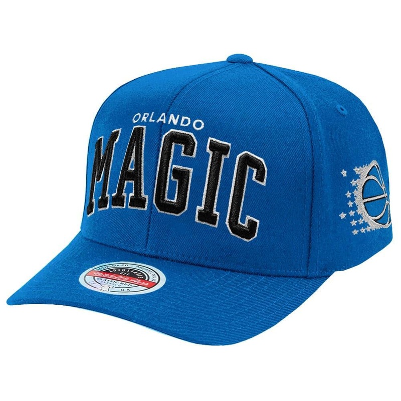 Orlando Magic Mitchell & Ness NBA Iconic Classic Red Curve Snapback Hat – Blue