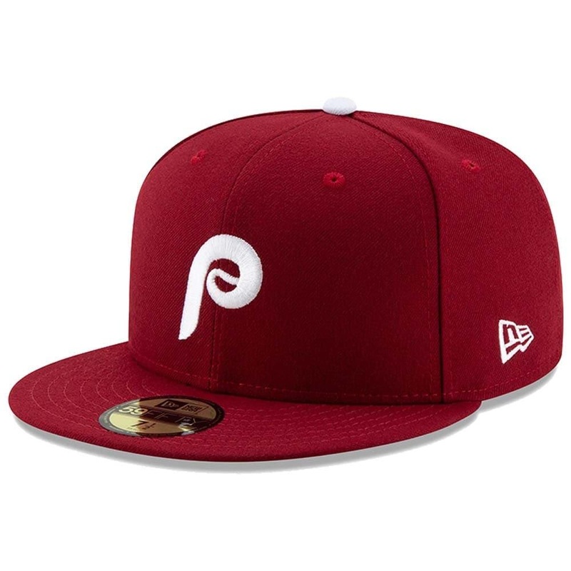 Philadelphia Phillies New Era MLB AC On-Field Alt 2 59FIFTY Fitted Hat – Maroon
