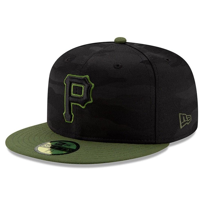 Pittsburgh Pirates New Era MLB AC On-Field Alt 3 59FIFTY Fitted Hat – Black