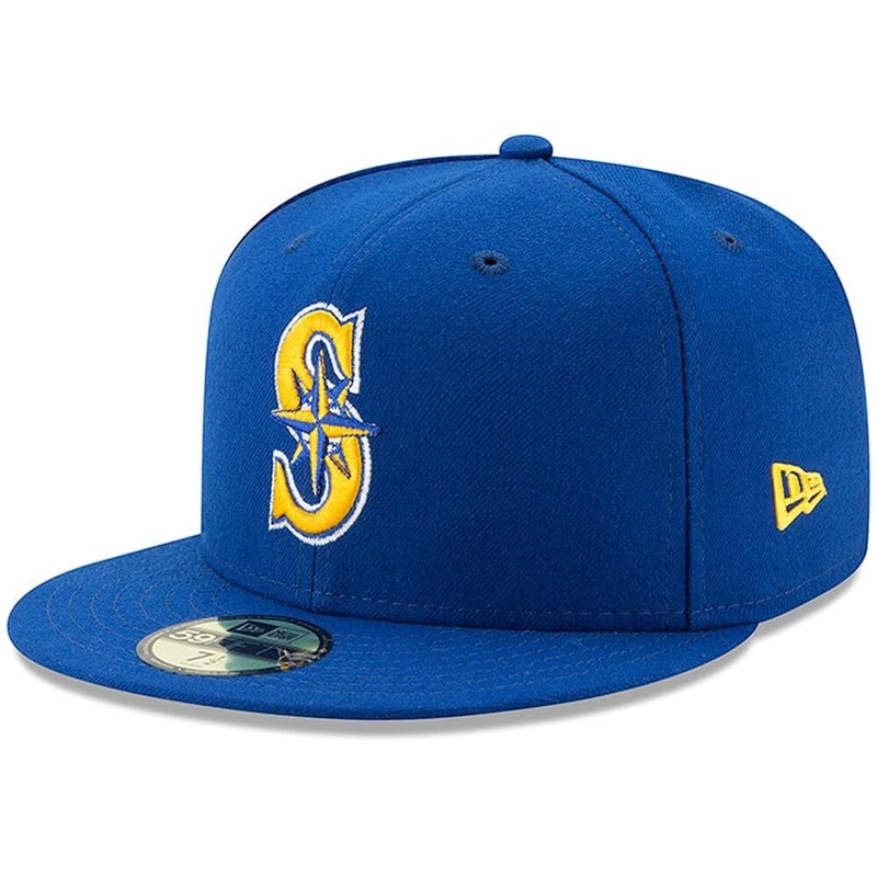 Seattle Mariners New Era MLB AC On-Field Alt 2 59FIFTY Fitted Hat – Blue