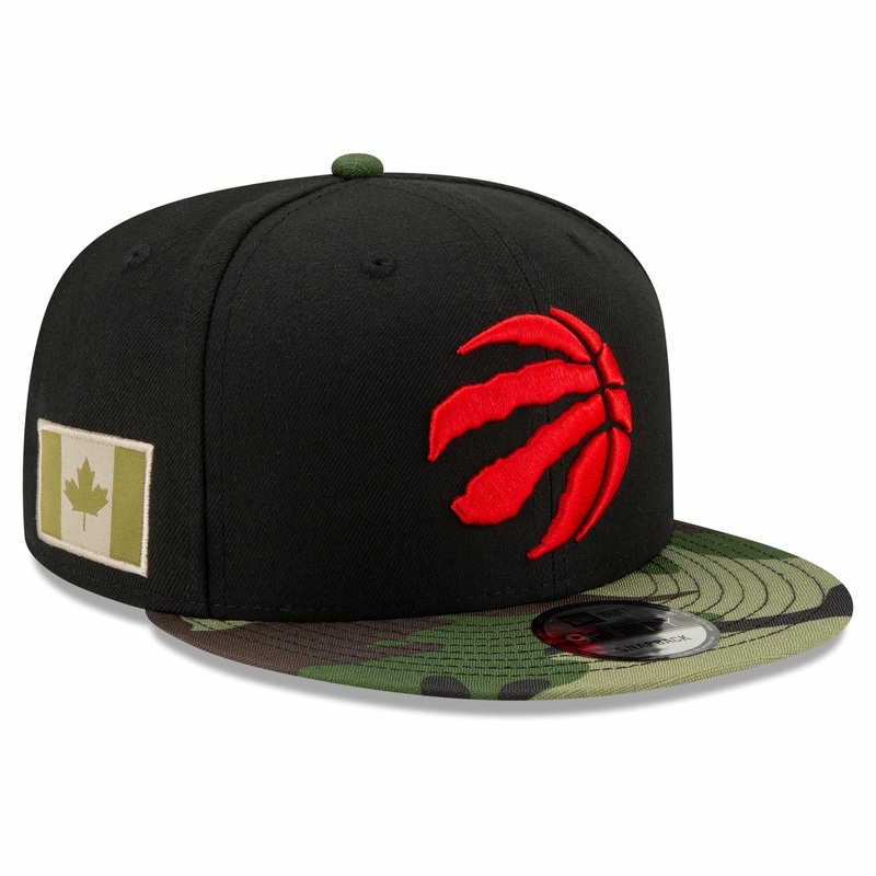 Toronto Raptors New Era NBA All-Star Camo 9FIFTY Snapback Hat – Black