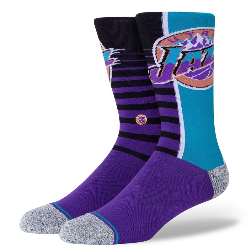 Utah Jazz Stance NBA HWC Retro Gradient Crew Socks – Purple
