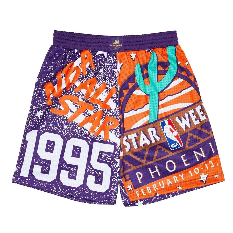 1995 NBA All-Star Mitchell & Ness Mesh Shorts – Purple