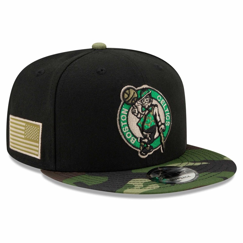 Boston Celtics New Era NBA All-Star Camo 9FIFTY Snapback Hat – Black