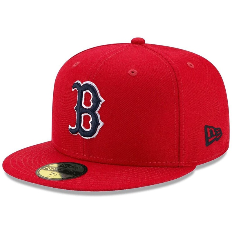 Boston Red Sox New Era MLB Scarlet Pop 59FIFTY Fitted Hat – Red