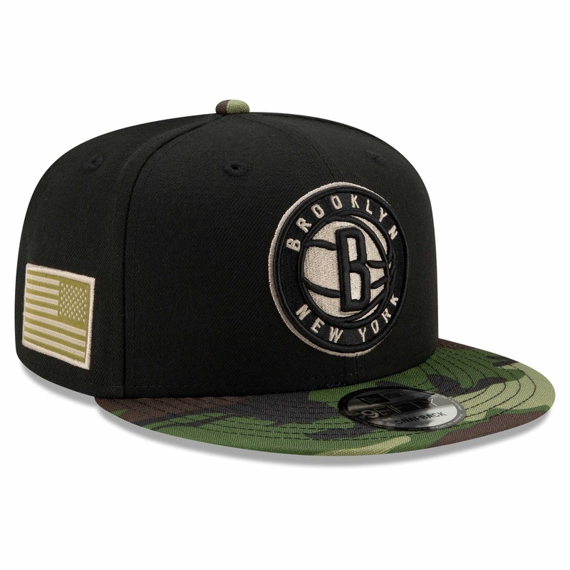 Brooklyn Nets New Era NBA All-Star Camo 9FIFTY Snapback Hat – Black