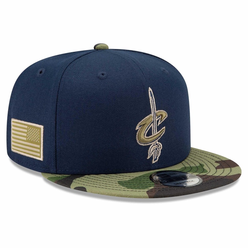 Cleveland Cavaliers New Era NBA All-Star Camo 9FIFTY Snapback Hat – Navy