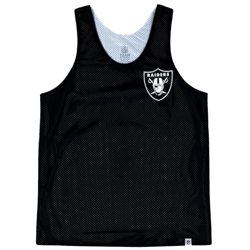 Las Vegas Raiders Majestic NFL Off-Field Mesh Tank – Black