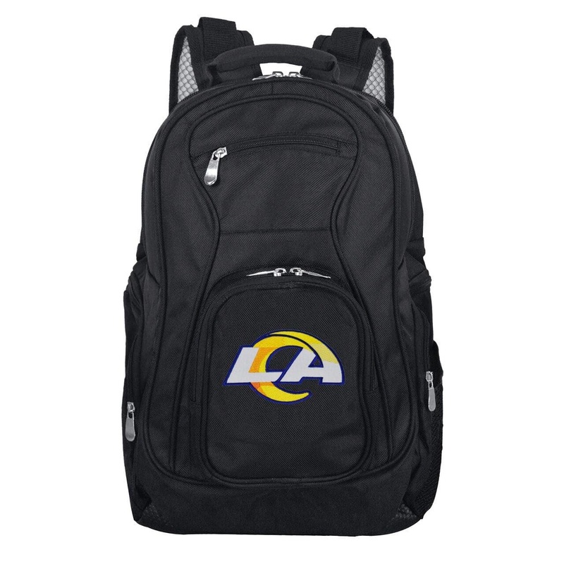 Los Angeles Rams Mojo NFL 19 Premium Padded Backpack Bag – Black