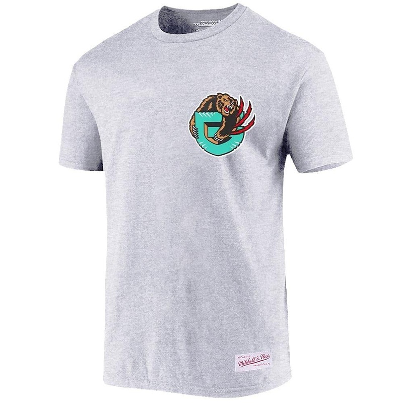 Memphis Grizzlies Mitchell & Ness NBA HWC Retro Repeat T-Shirt – White Marle