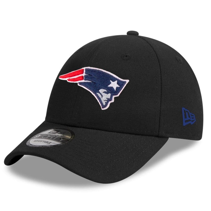 New England Patriots New Era NFL Team 9FORTY Curve Snapback Hat – Black