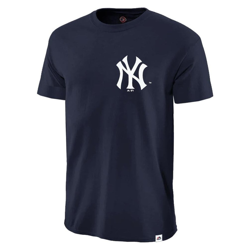 New York Yankees Majestic MLB Jeaner T-Shirt – Navy