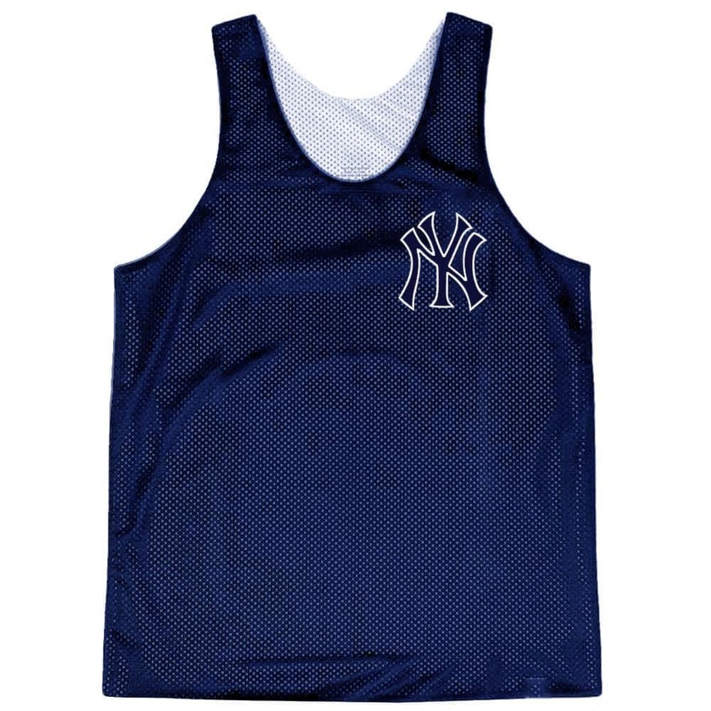 New York Yankees Majestic MLB Off-Field Mesh Tank – Navy