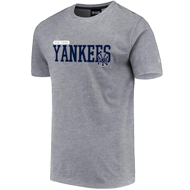 New York Yankees New Era MLB League Overlay T-Shirt – Heather Grey