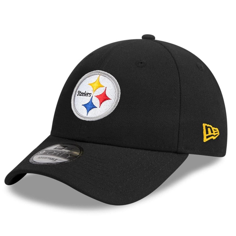 Pittsburgh Steelers New Era NFL Team 9FORTY Curve Snapback Hat – Black