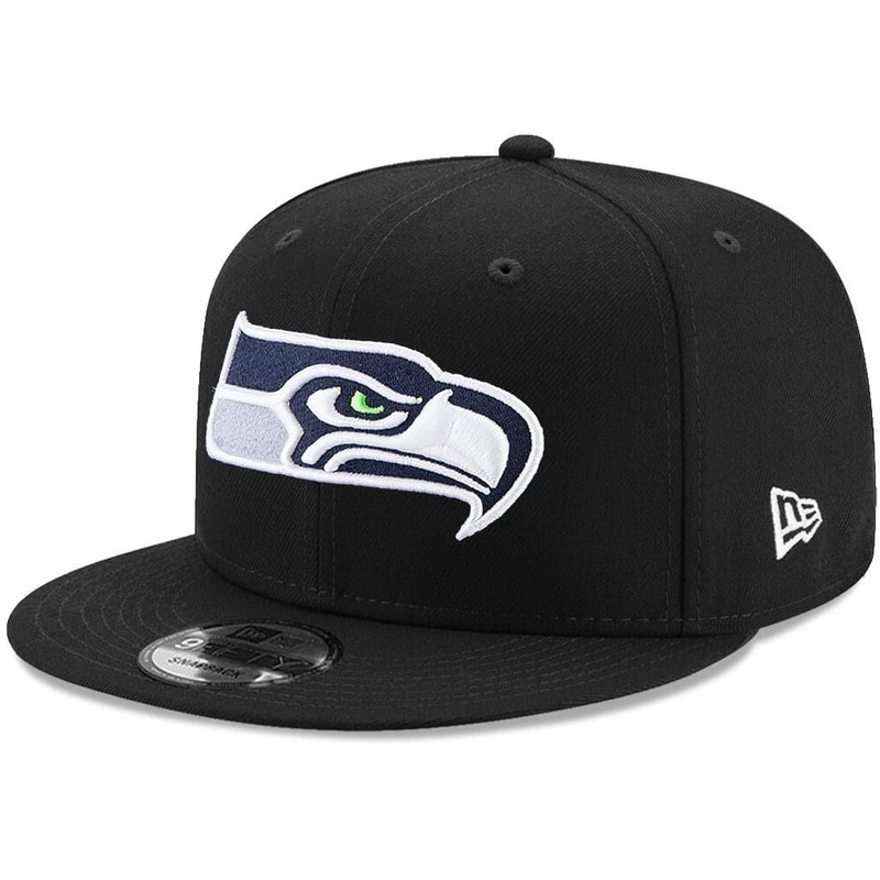 Seattle Seahawks New Era NFL Team 9FIFTY Snapback Hat – Black